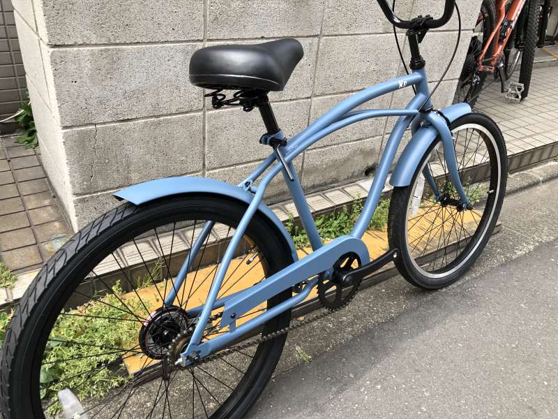 MAHALO 水色 シティサイクル 24インチ Pro-vocatio 自転車 子供乗せ 後ろ シティサイクル 24インチ 26