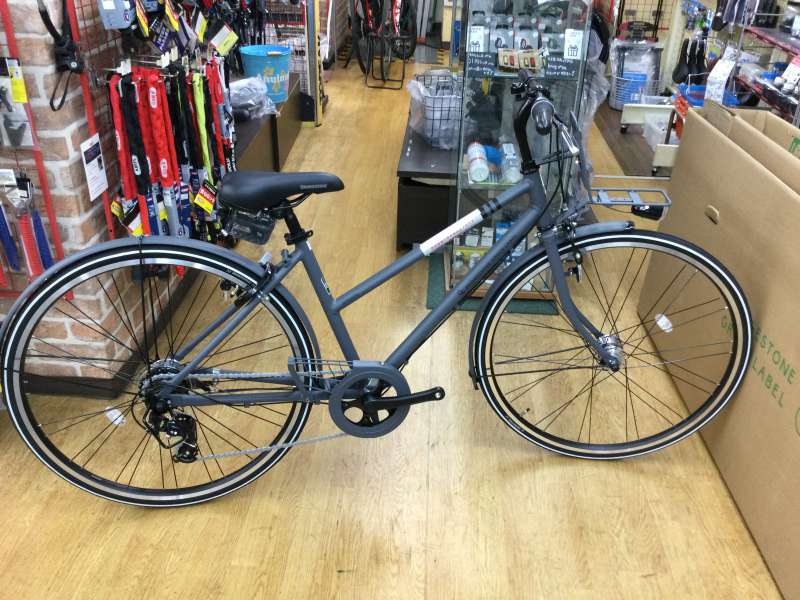 ブリヂストン ミニベロ カゴ付き MARKROSA M7 T.Xダークアッシュ