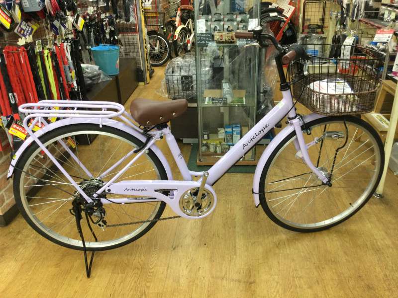 NATURAL FLOW 20吋ファミリーサイクル 変速なし/LEDオート/ラベンダー