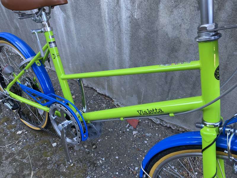 ミニベロ ネイビー シルバーサドル ミニベロ ネイビー シルバーサドル