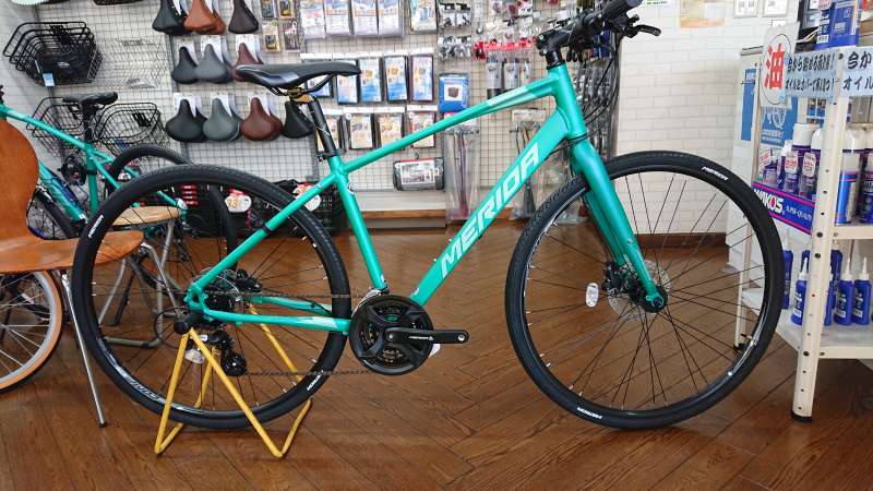 MERIDA Crossway 300 46cm身長(160から180cm)青 100-R 車・バイク・自転車 MERIDA Crossway 300 46cm身長(160