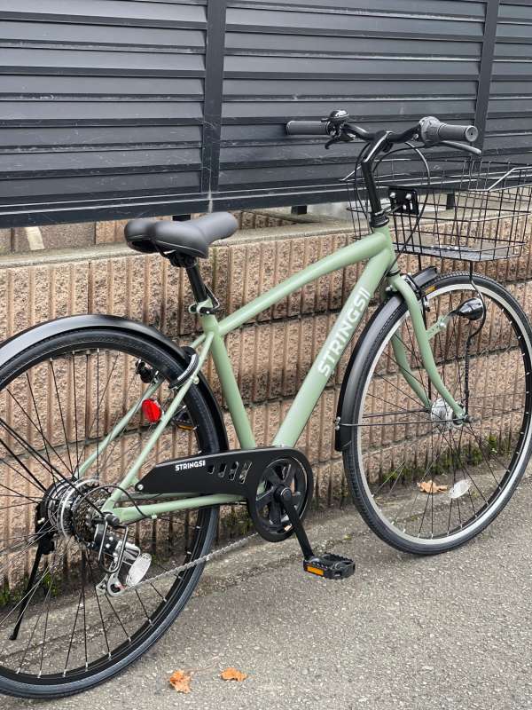 27インチ シティサイクル オリーブグリーン セオサイクル