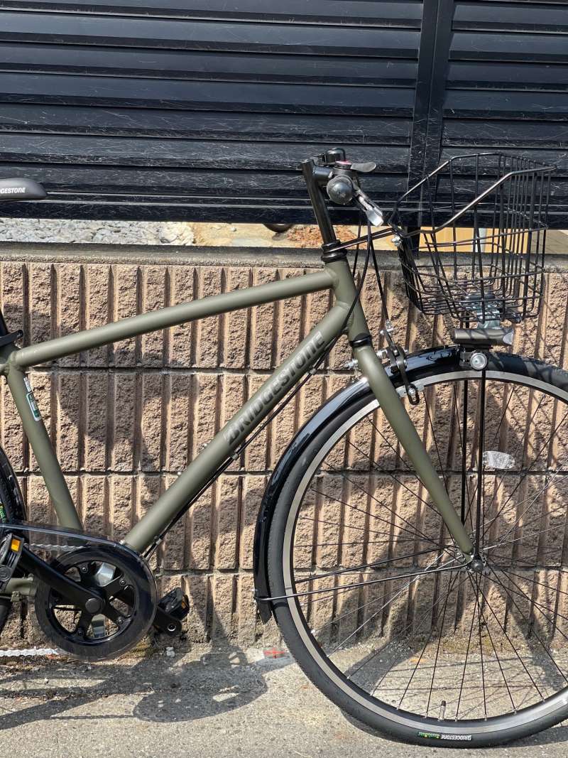 【東京都引き取り限定】マットグリーン 自転車 前面バスケット付き 楽天市場】【最大5000円クーポン配布】【4000円オフ中（予告なく
