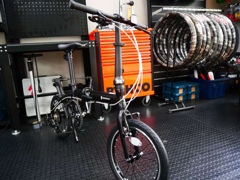 激安 ルノー 16型 折畳み自転車 プラチナライト8 AL167 シルバー 11296