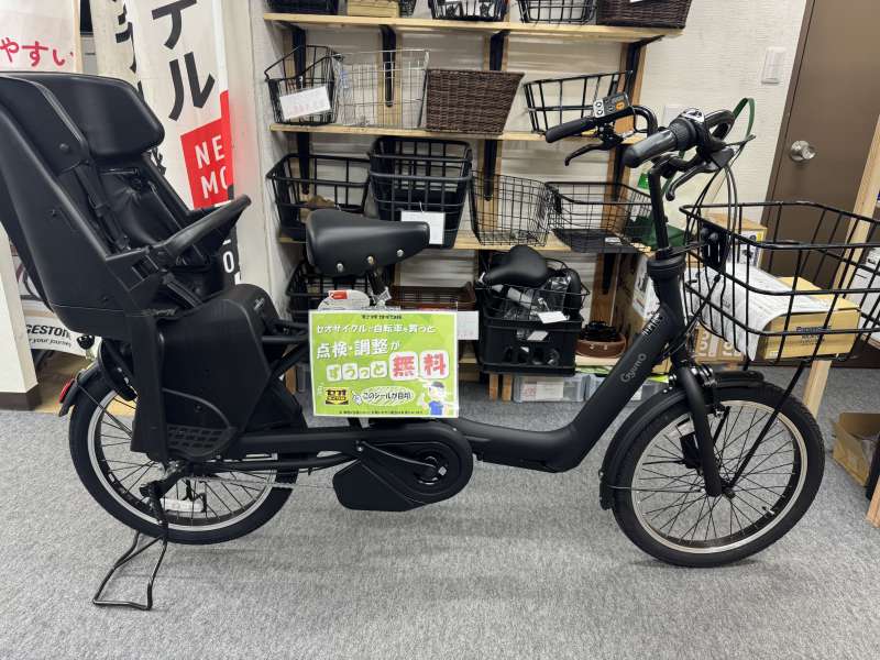 純正　カゴとチャイルドシート セオサイクル