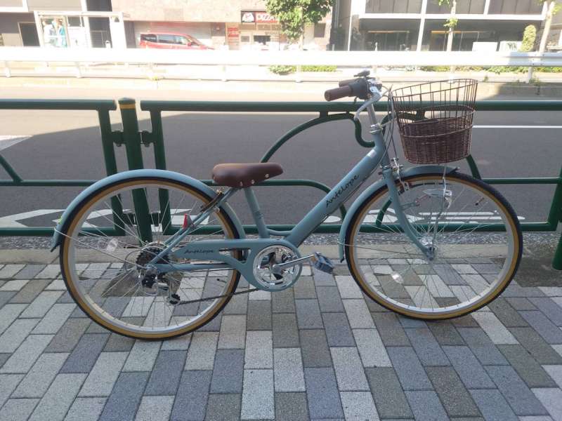 Vincent シティサイクル 緑色 バスケット付き 楽天市場】【最大5000円クーポン配布】【籐風のラタンバスケット