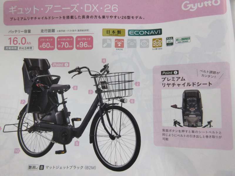 Panasonic 電動アシスト自転車 ギュット・アニーズ・KE マット