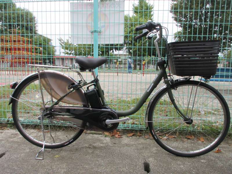 電動アシスト自転車 オリーブグリーン 前カゴ付き dショッピング |電動自転車 折りたたみ 前カゴ付き 6色 Hold On